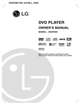 LG DV8700H Le manuel du propriétaire