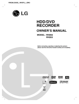 LG RH265 Le manuel du propriétaire