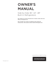 Monogram ZISB480DK Le manuel du propriétaire