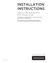 Monogram ZISS480DKSS Guide d'installation