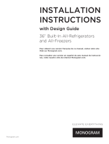 Monogram ZIFP360NHLH Guide d'installation