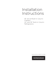 GE ZIF180NPKAII Guide d'installation