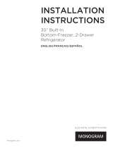 GE ZIC30GNHII Guide d'installation
