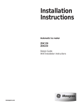 GE ZDIC150WBB Guide d'installation