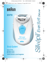 Braun 2370, Silk-épil EverSoft, Deluxe Manuel utilisateur