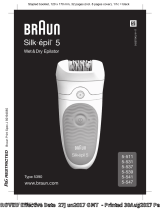 Braun 5-511, 5-531, 5-537, 5-539, 5-541, 5-547, Wet & Dry Epilator, Silk-épil 5 Manuel utilisateur