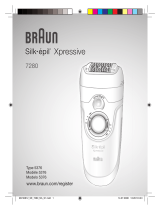 Braun 7280, Silk-épil Xpressive Manuel utilisateur