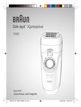 Braun 7580, Silk-épil Xpressive Manuel utilisateur