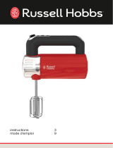 Russell Hobbs MX3100BKR Retro Style Red Hand Mixer Le manuel du propriétaire