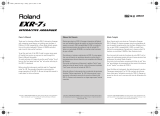 Roland EXR-7s Le manuel du propriétaire