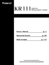 Roland KR-111 Le manuel du propriétaire