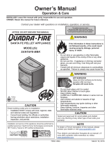 Quadrafire Santa Fe Pellet Stove Le manuel du propriétaire