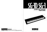 Korg SG-1D Le manuel du propriétaire