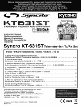 Kyosho No.82631 SYNCRO KT631ST Manuel utilisateur