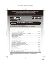 Kyosho MINI-Z MR-02 MM Semi-Assembled Chassis Set MINI-Z Cup Edition Le manuel du propriétaire