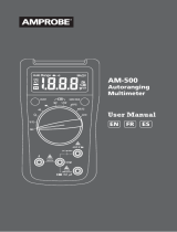 Amprobe AM-500 DIY-PRO Digital Multimeter Manuel utilisateur