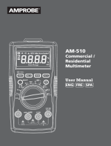 Amprobe AM-510 Commercial Residential Multimeter Manuel utilisateur
