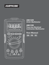 Amprobe AM-520& AM-530 Multimeter Manuel utilisateur