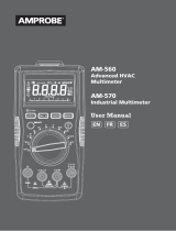 Amprobe AM-560 & AM-570 Mutimeter Manuel utilisateur