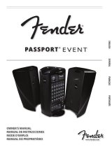 Fender Passport® Event Le manuel du propriétaire