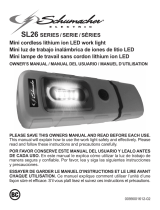 Schumacher Electric SL26 SERIES - Mini cordless lithium ion LED work light Le manuel du propriétaire