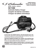 Schumacher SC1300 1.5A 6V/12V Fully Automatic Battery Maintainer Le manuel du propriétaire