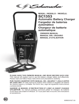 Schumacher SC1353 6<>2/40/200A 6/12V Fully Automatic Battery Charger/Engine Starter Le manuel du propriétaire