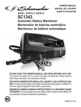 Schumacher SC1343 1.5A 6V/12V Fully Automatic Battery Maintainer Le manuel du propriétaire