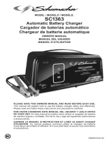Schumacher SC1363 8A 6/12V Fully Automatic Battery Charger Le manuel du propriétaire