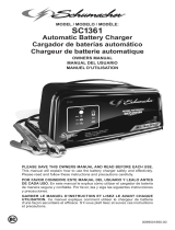 Schumacher Electric SC1361 50A 12V Fully Automatic Battery Charger/Engine Starter Le manuel du propriétaire
