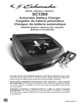 Schumacher SC1360 15A 6V/12V Fully Automatic Battery Charger Le manuel du propriétaire