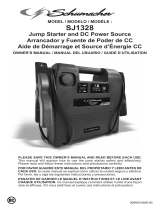 Schumacher SJ1328 1100 Peak Amp Jump Starter + Portable Power Le manuel du propriétaire