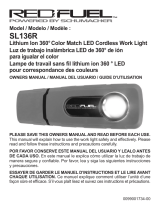 Schumacher SL136R 360˚ Color Match LED Cordless Work Light Le manuel du propriétaire
