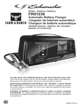 Schumacher FR01236 2/6A 6/12V Automatic Charger/Maintainer Le manuel du propriétaire