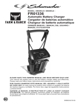 Schumacher Electric FR01336 6V/12V 250A Battery Charger/Engine Starter Le manuel du propriétaire