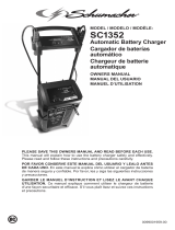 Schumacher SC1352 6<>2/40/20/250/125A 12/24V Automatic Battery Charger/Engine Starter Le manuel du propriétaire