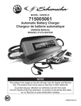 Schumacher 715005061 Automatic Battery Charger Le manuel du propriétaire