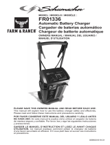 Schumacher FR01336 6V/12V 250A Battery Charger/Engine Starter Le manuel du propriétaire