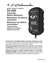 Schumacher SC1299 0.8A 12V Automatic Battery Maintainer Le manuel du propriétaire