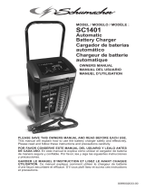 Schumacher SC1401 6-2/40/200A 6/12V Fully Automatic Battery Charger/Engine Starter Le manuel du propriétaire