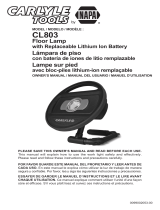 Napa CL803 Floor lamp with replaceable lithium ion battery Le manuel du propriétaire