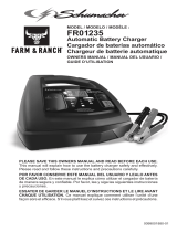 Schumacher FR01235 100A 6V/12V Fully Automatic Battery Charger Le manuel du propriétaire