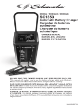 Schumacher SC1353 6-2/40/200A 6/12V Fully Automatic Battery Charger/Engine Starter Le manuel du propriétaire