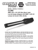 Schumacher Carlyle CL960 SMD LED + UV LED Slim Work Light Le manuel du propriétaire