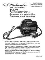 Schumacher SC1300 1.5A 6V/12V Fully Automatic Battery Maintainer Le manuel du propriétaire