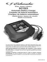 Schumacher SC1323 15A Rapid Charger for Automotive and Marine Batteries Le manuel du propriétaire