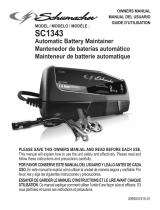 Schumacher SC1343 1.5A 6V/12V Fully Automatic Battery Maintainer Le manuel du propriétaire