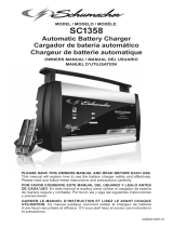 Schumacher SC1358 10A 6V/12V Fully Automatic Battery Charger Le manuel du propriétaire
