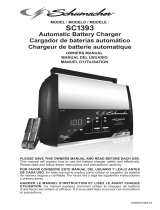 Schumacher SC1393 12A 6V/12V Fully Automatic Battery Charger Le manuel du propriétaire