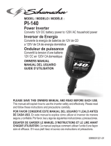 Schumacher PI-140 140 Watt Analog Power Converter Le manuel du propriétaire